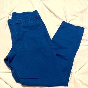 Blue Old Navy Pixie Ankle Pants